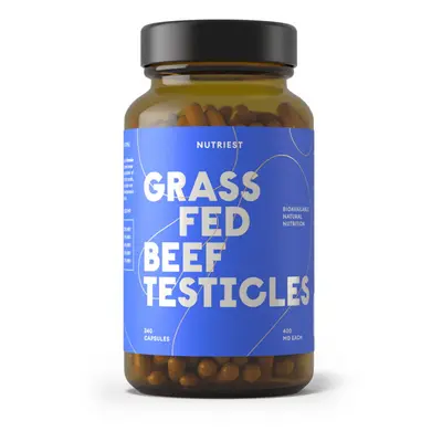 Sustine mentinerea nivelului normal de testosteron in sange, 240 capsule Grass fed Beef Testicle