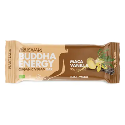 Baton energizant BIO Buddha cu maca si vanilie Iswari 35g