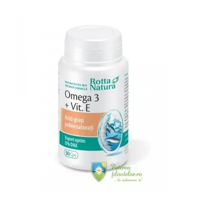 Omega 3 + Vitamina E 30 capsule