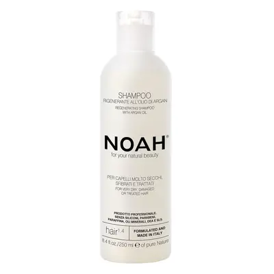 Sampon natural regenerant cu ulei de argan pentru par foarte uscat si tratat (1.4), Noah, 250 ml