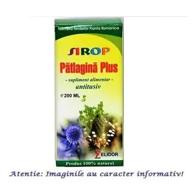 Sirop de Patlagina Plus 200 ml Elidor