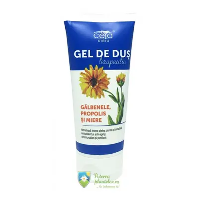 Gel de dus cu Galbenele, propolis, miere, bicarbonat si fosfolipide 200 ml