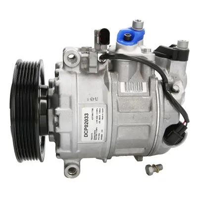 Compresor aer condiționat DENSO Audi 7SEU17C R134a 12V 125mm 6 caneluri PAG 46 120ml 138mm 222mm