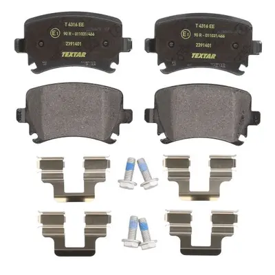 Set placute frana Spate cu suplimente suruburi ghidare etrier TEXTAR AUDI A3 A4 B6 B7 A6 ALLROAD