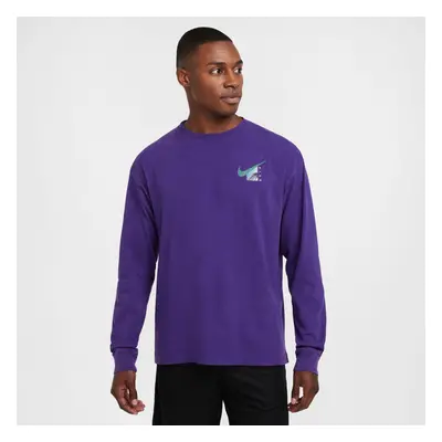 Nike Max90 Long-Sleeve Basketball Tee Field Purple - Bărbați - Tricou cu maneca scurta Nike - Vi