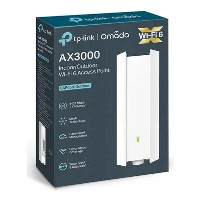 Wireless Access Point TP-Link EAP650-Outdoor, AX3000 Wireless Dual Band Indoor/Outdoor Access Po