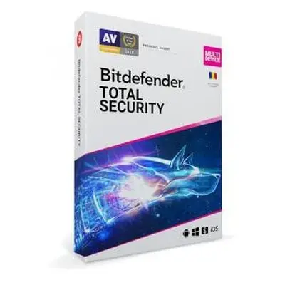 Licenta retail Bitdefender Total Security+Premium VPN - protectie completa,valabila pentru 1 an,