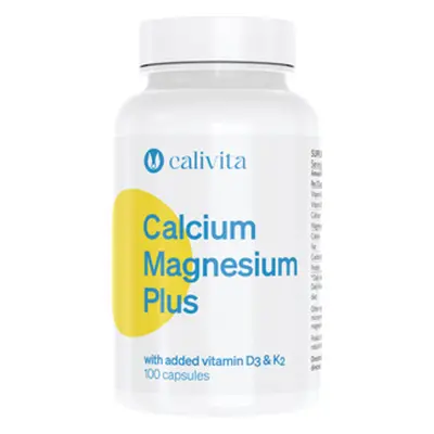 Calcium Magnesium Plus CaliVita (100 capsule) calciu, magneziu + vitaminele D3 si K2