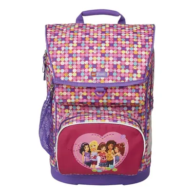 Ghiozdan scoala Maxi + sac sport Lego Core Line - design Friends Confetti