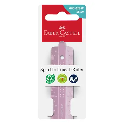 RIGLA 15CM SPARKLE FABER-CASTELL