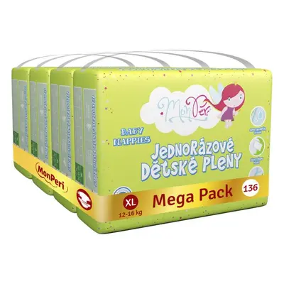 Scutece de unică folosință MONPERI Klasik (12-16 kg) buc - Mega Pack