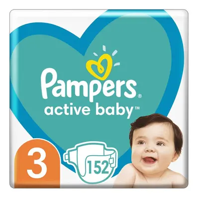 PAMPERS Active Baby Scutece de unică folosință (6-10 kg) buc - MEGA PACK