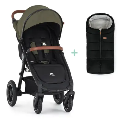 PETITE&MARS Carucior sport Street2 Air Oak Mature Olive + geanta Jibot PETITE&MARS GRATUIT