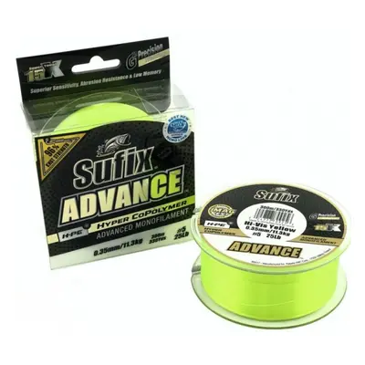 Fir Sufix Advance HMPE Hyper CoPolymer, Hi Vis Yellow, 300m (Diametru fir: 0.20 mm)