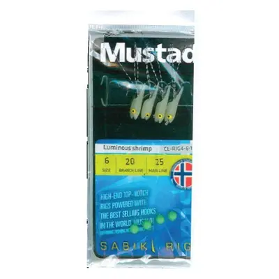 Taparina Mustad Luminous Shrimp, 4buc (Marime Carlige: Nr. 4)