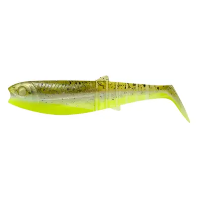 Shad Savage Gear Cannibal Shad, Green Pearl Yellow, 8cm, 5g, 5buc