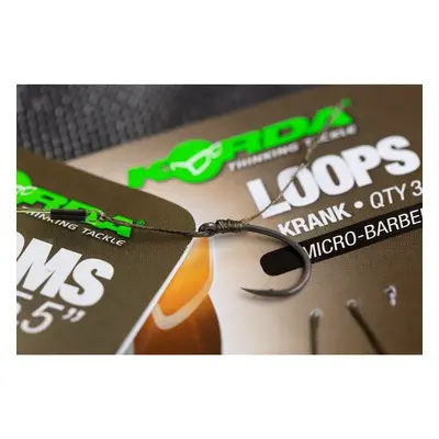 Riguri Korda Loops Krank Micro-Barbed, 18lbs, 3buc/blister (Marime Carlige: Nr. 8)