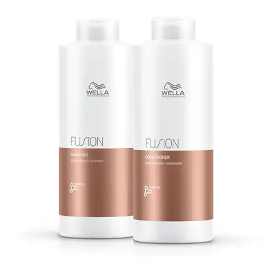 Set Wella Fusion Intense Repair  Sampon + Conditioner 1000ml