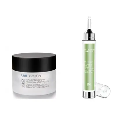 Set hidratare Bruno Vassari: Crema cu Acid Hialuronic 50ml + Booster Breathing Serum 15ml