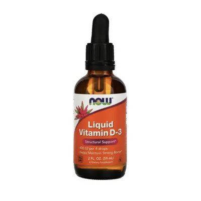 Now Liquid Vitamin D-3 400 IU 59 ml