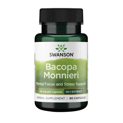 Swanson Bacopa Monnieri 10:1 Extract 50 mg 90 caps