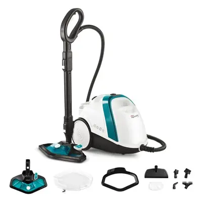 Aparat de Curatat cu Abur Vaporetto Smart 100_T, 1500 W, 2 l, 4 Bar, 110 gr min, Alb Albastru