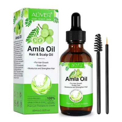 Ulei premium de Amla 100% Natural pentru Cresterea si Intarirea Firului de Par, Tratarea scalpul