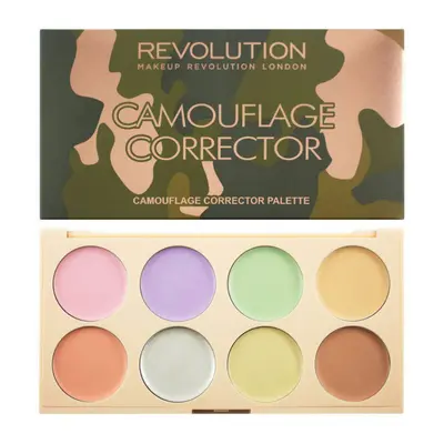 Paleta profesionala 8 Corectoare Makeup Revolution London Camouflage