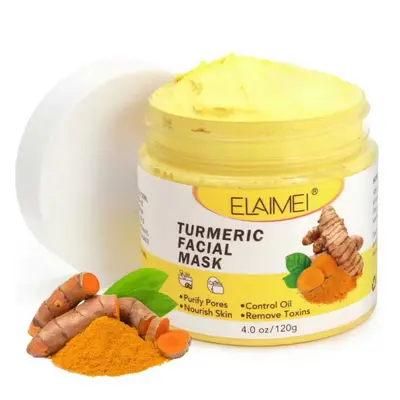 Masca Faciala cu Turmeric contra Petelor Pigmentare si Excesului de Sebum, Elaimei 120 g