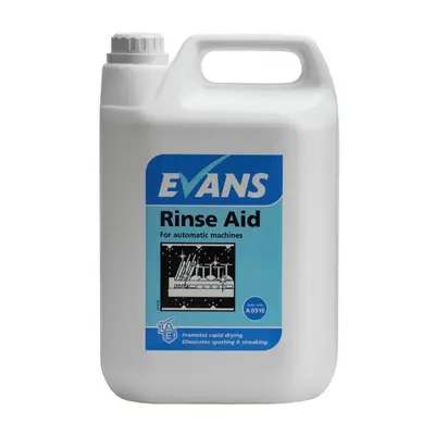 Aditiv de clatire pentru masini automate de spalat vase Evans Rinse Aid 5 litri