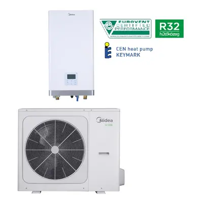 Pompa de caldura aer apa Split 12 kW Midea R32 inverter