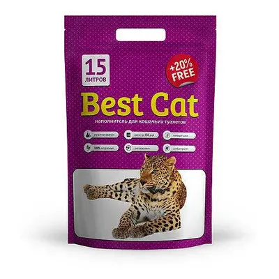 Best Cat Silicat - Asternut igienic pisici, floral 15l