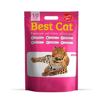 Best Cat Silicat - Asternut igienic pisici, floral 10l