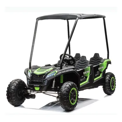 UTV electric pentru 4 copii, Kinderauto Racing 600W 24V 14Ah, premium, culoare verde