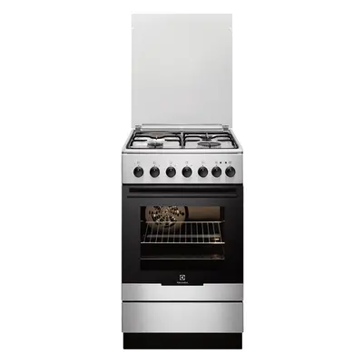 Aragaz mixt Electrolux EKM51351OX, Cuptor electric, 3 Arzatoare, 1 zona de gatit