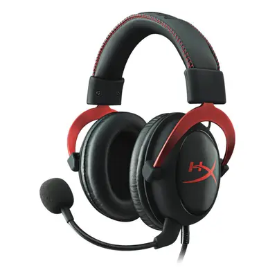 Casti gaming HyperX Cloud II, Microfon inclus, Rosu