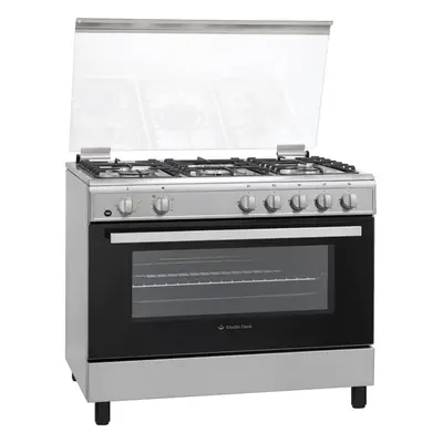 Aragaz clasix 5 arzatoare gaz, Cuptor gaz, 90x60 cm, Studio Casa , Tivoli, grill electric , roti