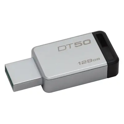 Memorie USB Kingston DT50/128GB, 128GB, USB 3.0, Gri