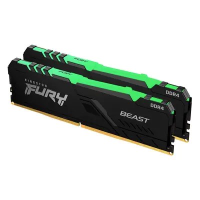 Memorie Desktop Kingston FURY Beast RGB, 16GB DDR4, 3600 MHz, CL17