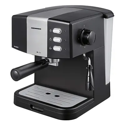 Espressor manual Heinner Sellenth 850 HEM-850BKSL, 850 W, 1.5 L, 15 bar, Negru