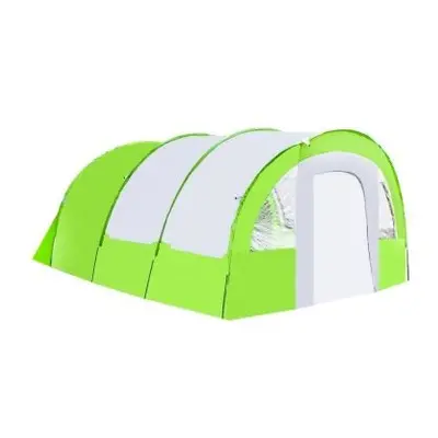 Cort camping, 6-8 persoane, verde, 460x330x195 cm, Oklahoma, Malatec