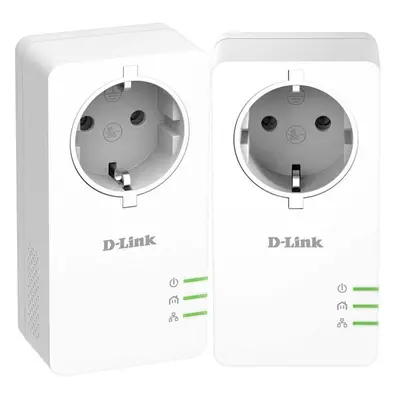 Adaptor Powerline D-Link DHP-P601AV, QoS, port Gigabit, Passthrough Kit