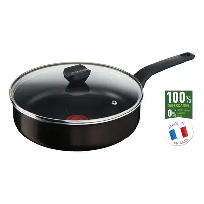 Cratita cu capac Tefal Simply Clean B5673253, 24 cm, 3.5 L, Indicator Thermo Signal, Invelis Ant