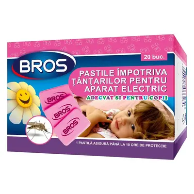 Bros Rezerve Aparat Electric Pentru Copii Impotriva Tantarilor 20 Pastile