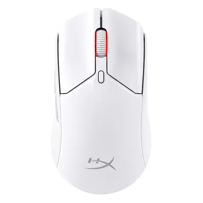 Mouse gaming wireless HyperX Pulsefire Haste 2, 26000 DPI, Iluminare RGB, Alb