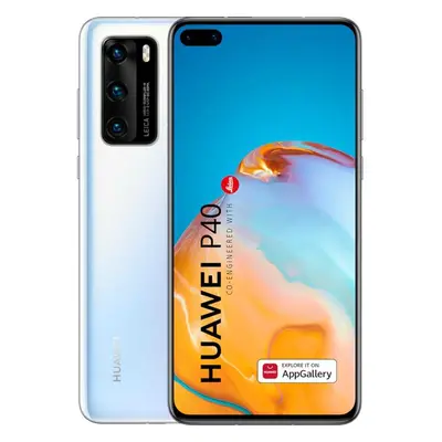 Telefon mobil Huawei P40, 128GB, 8GB, Dual SIM, Ice White