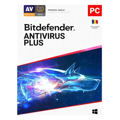 Bitdefender Antivirus Plus 2021, 1 an, 3 dispozitive