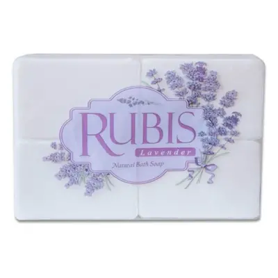 Sapun Solid RUBIS Lavander, 4 Buc/Set, 200 g/Buc, Parfum de Lavanda