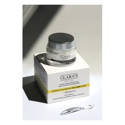 Crema regeneranta anti-rid pentru ten Clara's New York, cu Colagen, 50 ml