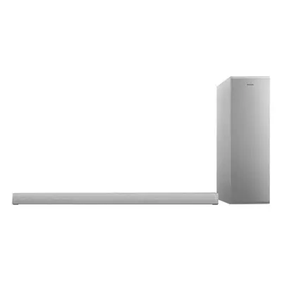 Soundbar Philips TAB6405/10, 2.1, 140W, Subwoofer Wireless, Dolby Audio, Argintiu